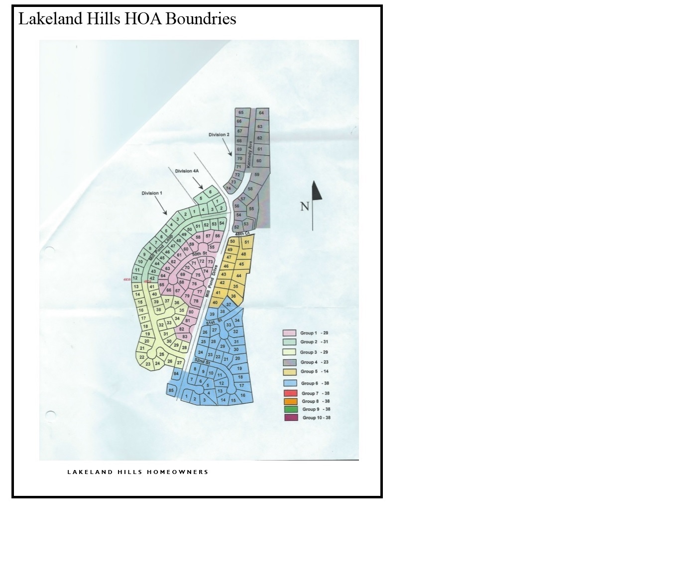 Lakeland Hills Homeowners Association - Divisions 1, 2 & 4A